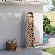 Portaceppi Grigio Chiaro 40x45x170 cm in Acciaio Zincato 364548