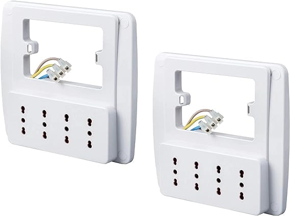 MULTIPRESA DA PARETE EMILIA SMART ROSI 4 Prese 2P+T 10/16A - Col. Bianco - ROSI