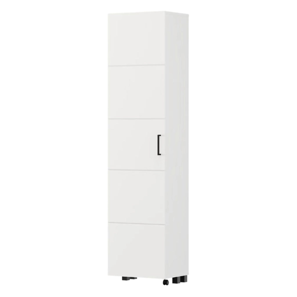 Mobile Portascarpe Visby, Scarpiera 10 Ripiani, 46x33x185h cm Bianco Crema