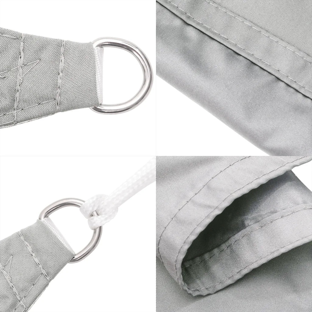 vidaXL Vela Parasole Grigio Chiaro 3x2 m 100% Poliestere Oxford