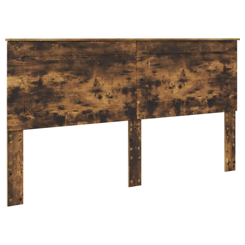 Struttura del letto Rovere fumé 180 x 200 cm Pino massello