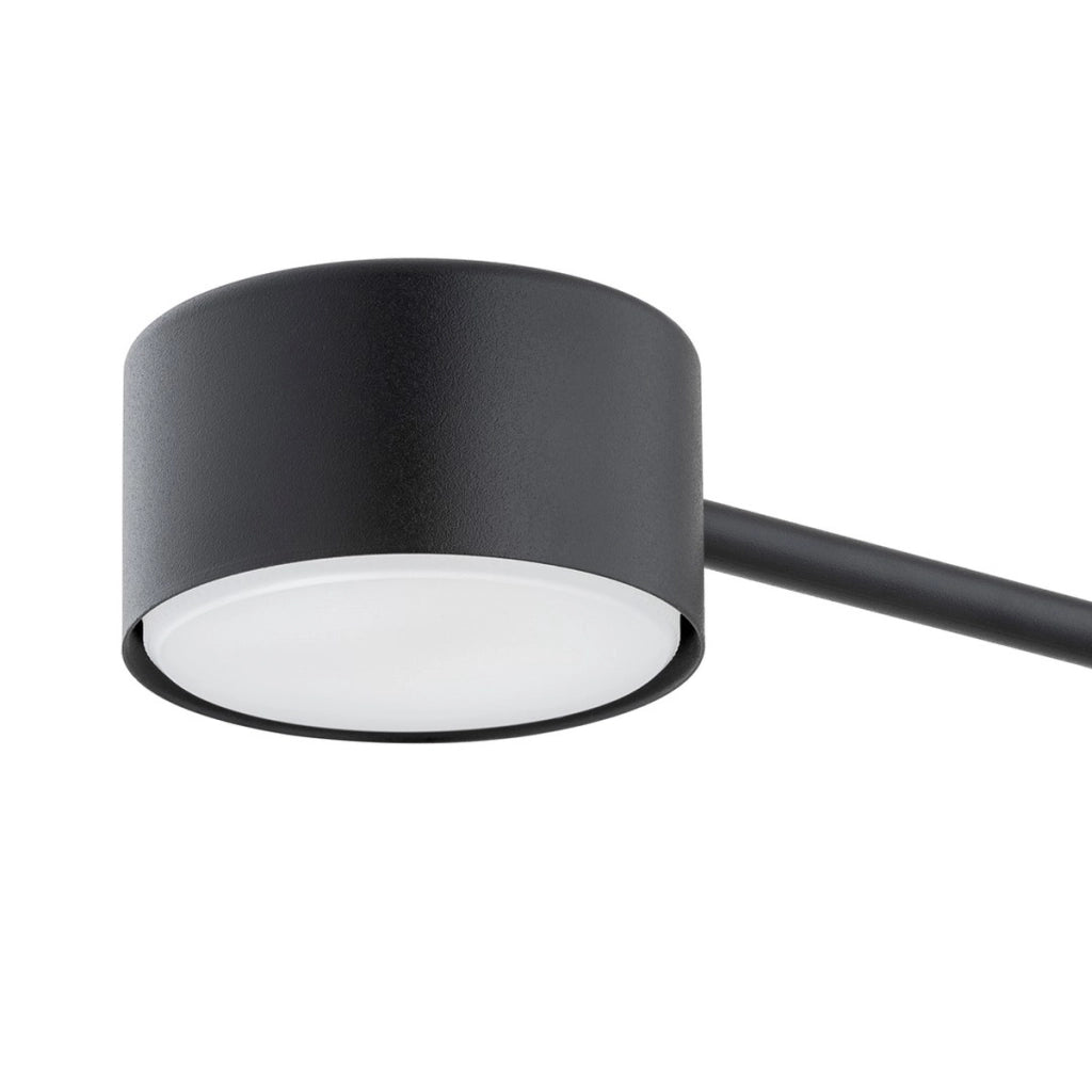 Lampada a sospensione Modus in acciaio verniciato nero