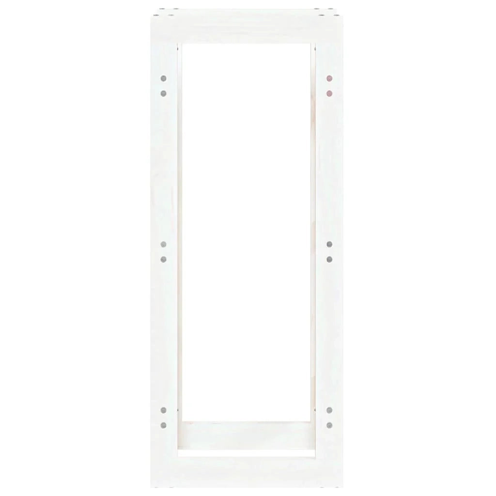 Portalegna portalegna organizer portaoggetti 41 x 25 x 100 cm legno di pino bianco 02_0045123