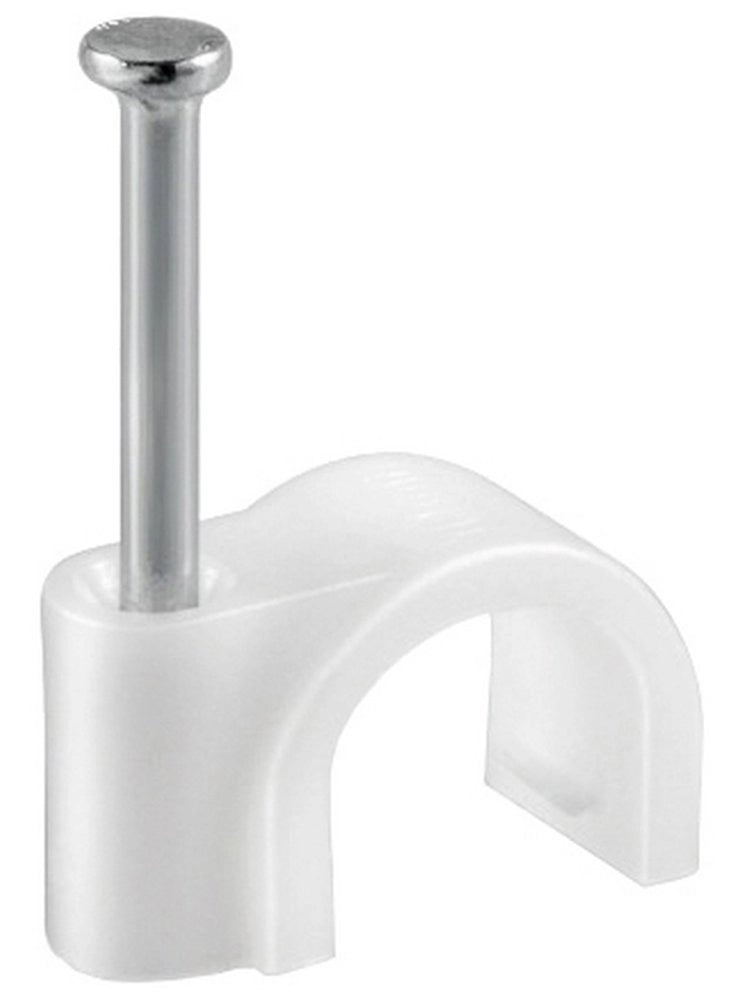 1cf fissacavi pvc c/chiodo mm.14 conf.40 pz. cod:ferx.25037