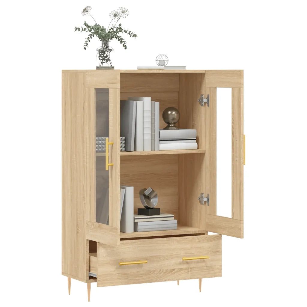 Credenza Rovere Sonoma 69,5x31x115 cm in Legno Multistrato 828287