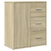Credenza | Madia | Buffet da pranzo | Armadio da pranzo Rovere Sonoma 60x31x70 cm in Legno Multistrato