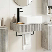 Lavabo da Parete Grigio Cemento 53 x 35 x 39 cm 890211