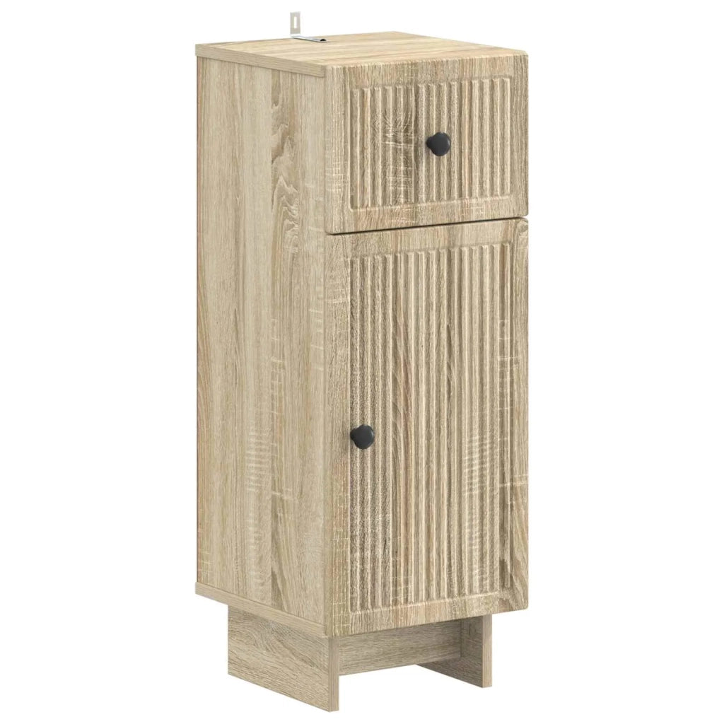 Mobiletto da Bagno EDE Rovere Sonoma 30 x 31 x 80 cm 895947