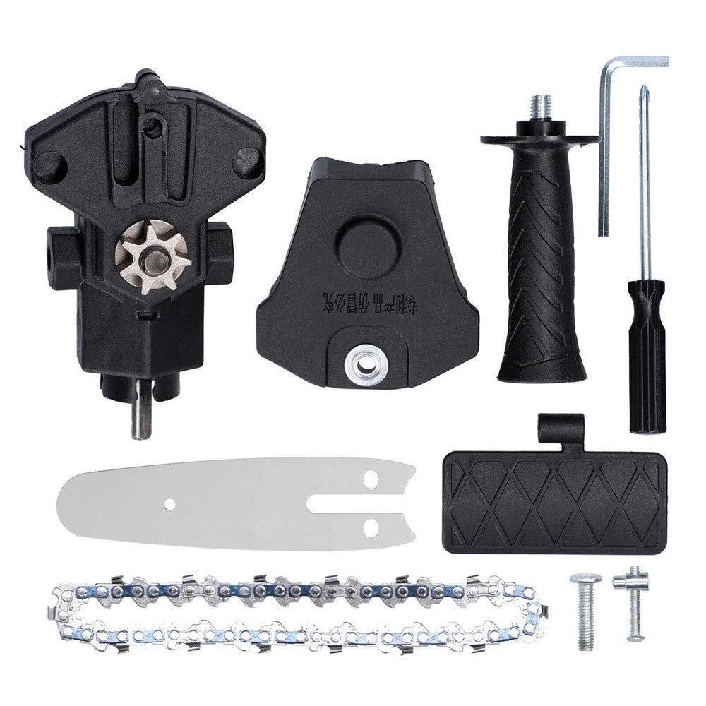 Trade Shop - Kit Conversione Modifica Da Trapano A Motosega Mini Elettrosega 4" Art. 07373 -
