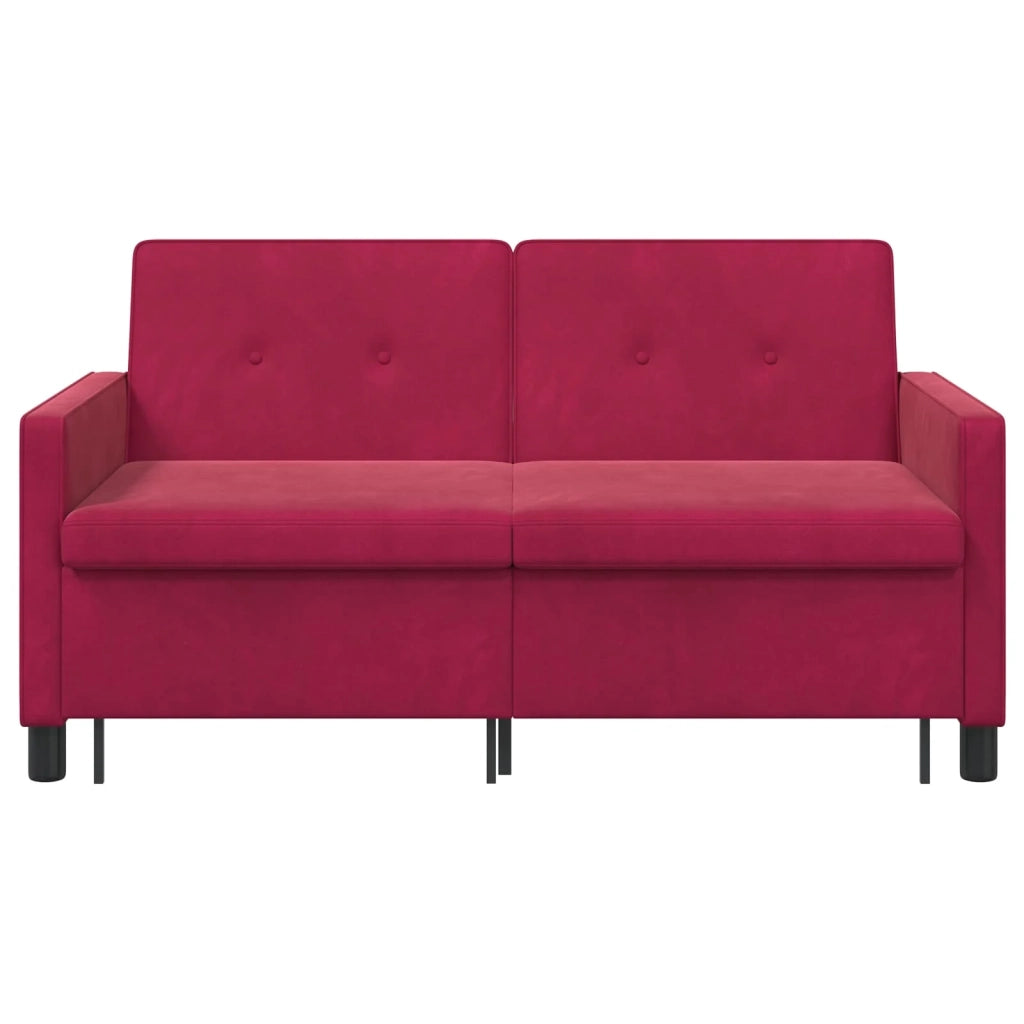 Divano letto Rosso Vino Tessuto