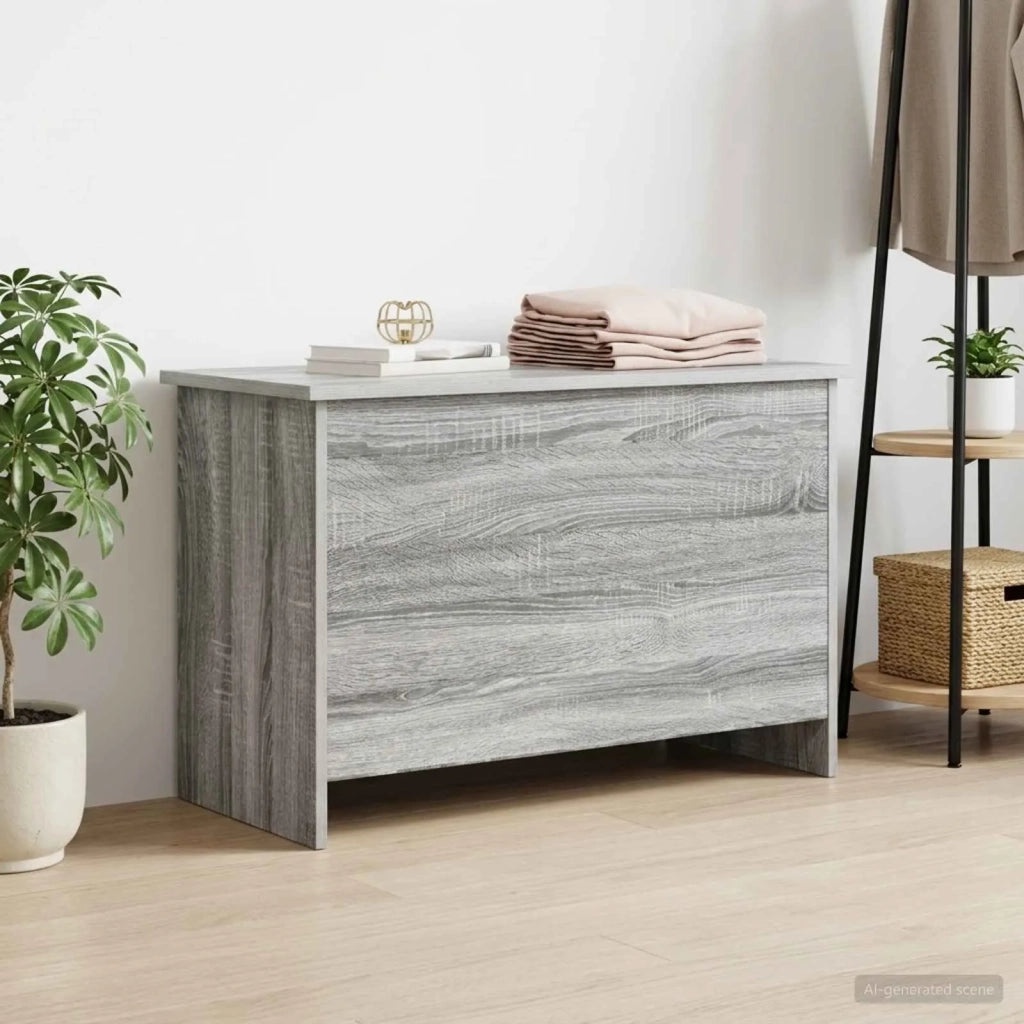 Cassa di stoccaggio Sonoma grigio 80 x 40 x 50 cm 8011264
