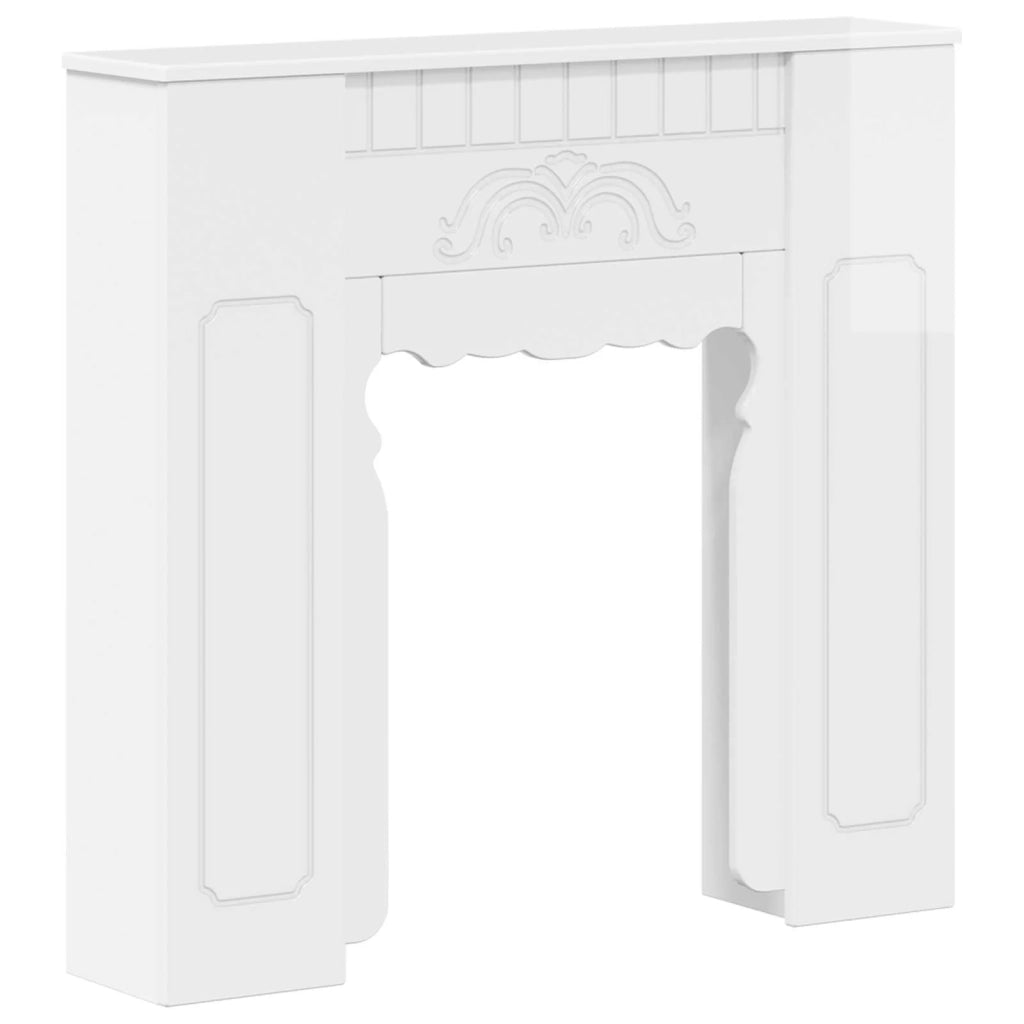 Cornice per camino Bianco Lucido 93 x 20 x 89 cm 8006628