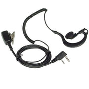 Trade Shop - Mono Cuffia Archetto Auricolare Microfono 2.5-3.5mm Per Ricetrasmittente Radio -