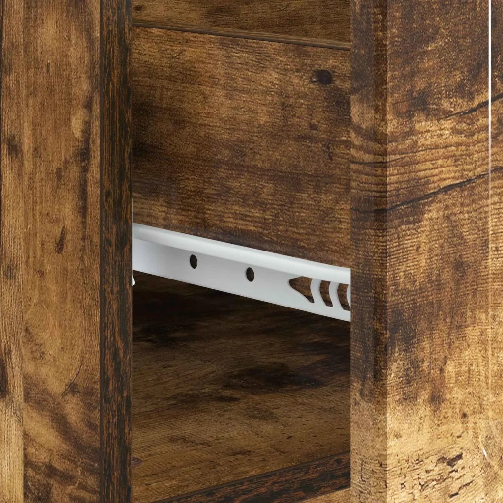 Tavolino da salotto con cassetto Rovere Fumo 49 x 50 x 37 cm 895890