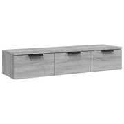 Armadietto a Muro | Mobile a Parete Grigio Sonoma 102x30x20 cm Legno Multistrato
