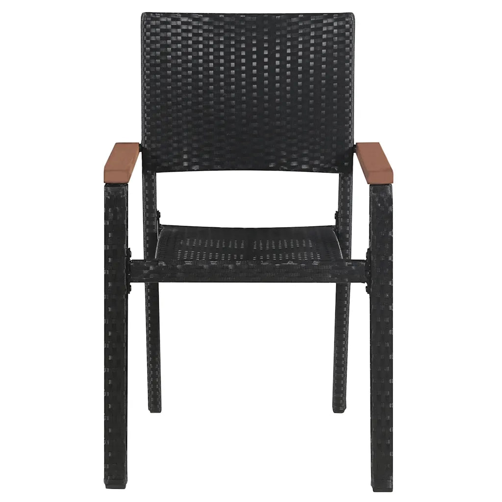 Set da Pranzo da Giardino 9 pz Nero 3067902