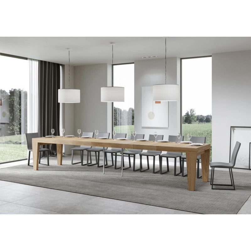 Tavolo allungabile 140/400x90 cm Spimbo Premium - Quercia Natura