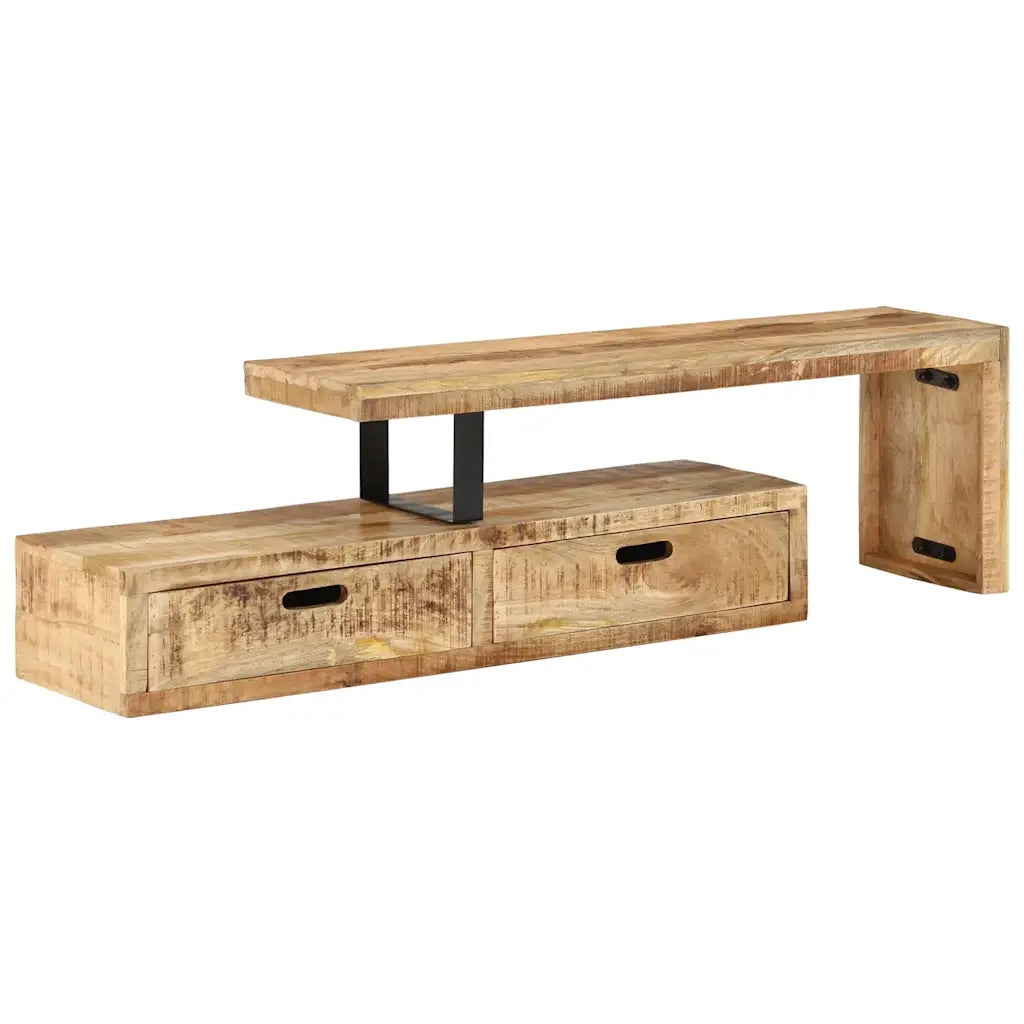 Mobile TV (118-200)x30x40 cm in legno massello di mango 351779