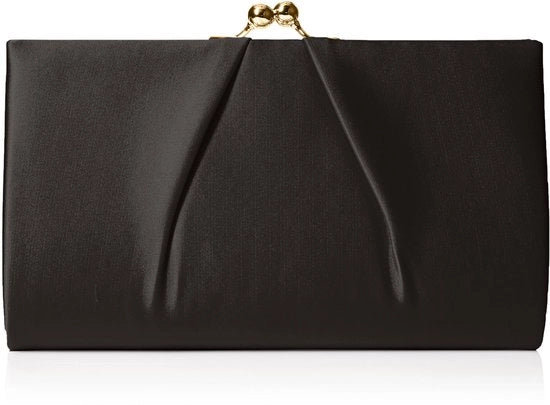 Borsa di Caricamento Classica in Satin, Nero, 5,1 x 12 x 20,8 cm (b x h l)