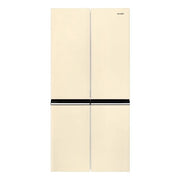 Sharp sj-nfa15imxje frigorifero side-by-side libera installazione 488 l crema