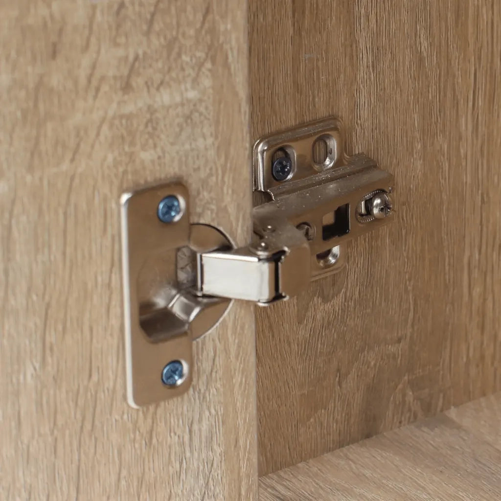 Scrivania | Tavolo da Ufficio con Cassetti e Anta Rovere 100x40x73 cm