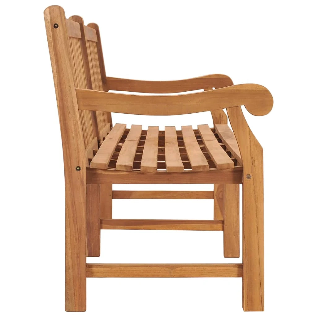 Panca da giardino mobili da esterno per patio terrazza 228 x 69 x 92 cm legno massello di teak 02_0011304
