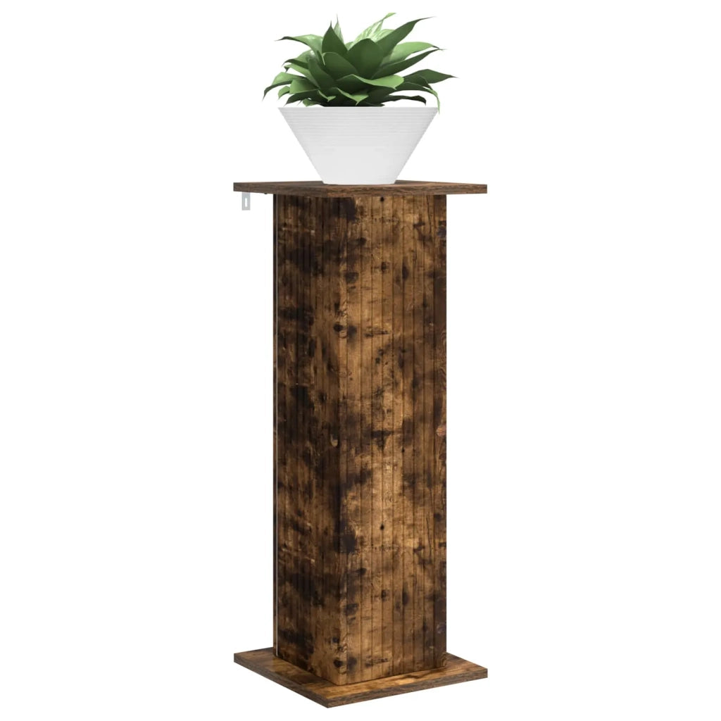 Supporto per piante Rovere Fumo 30,5 x 30 x 80,5 cm 899772