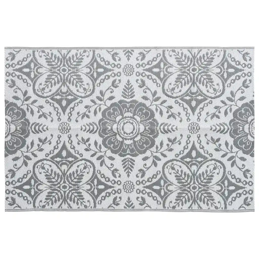 Tappeto da Esterni ARAKIL Grigio Chiaro 190x290 cm in PP CFW4013604
