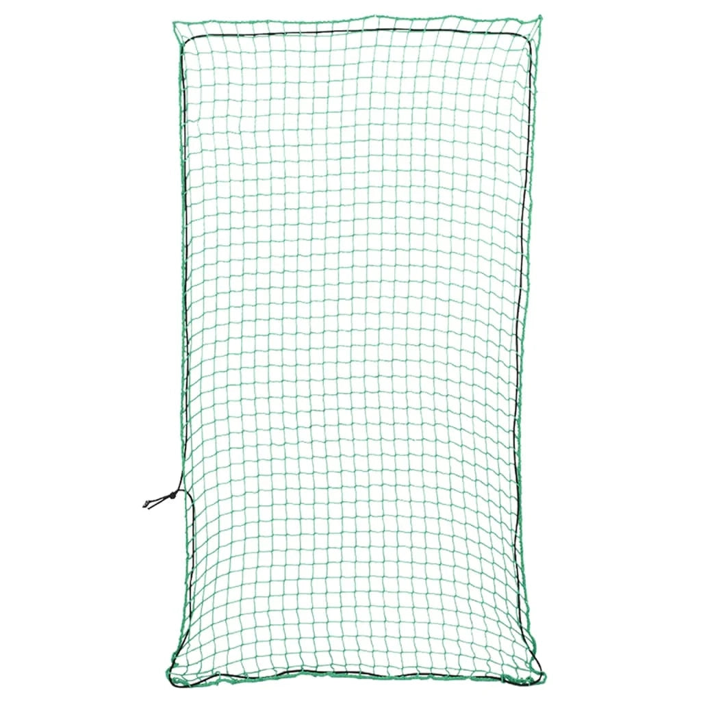 Rete per rimorchio telo di fissaggio del carico portapacchi con corda elastica 6 x 3 m PP verde 02_0042232