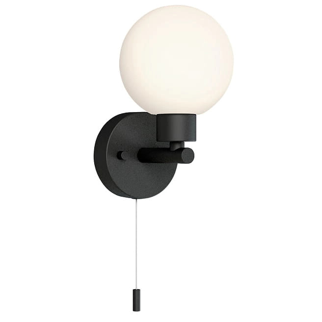 Applique bagno Nowodvorski SIMI nera acciaio/vetro G9
