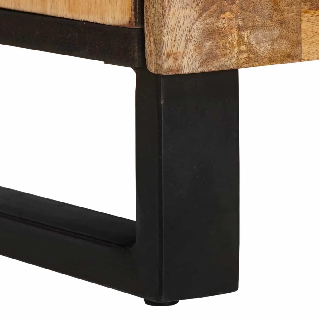Credenza | Madia | Buffet da pranzo | Armadio da pranzo Marrone 90 x 33 x 75 cm Legno di mango massello