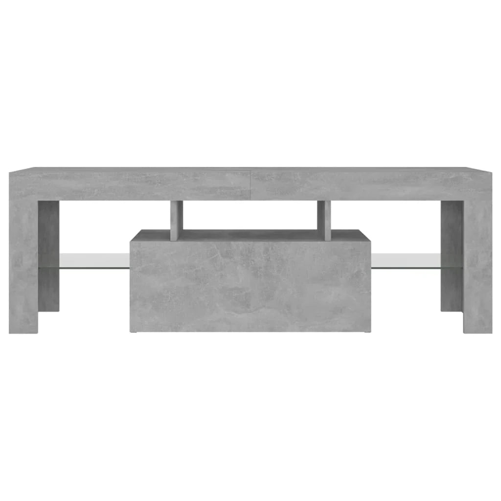 Mobile TV multimediale scaffale TV credenza mobile TV sala da pranzo soggiorno camera da letto con luci LED 120 x 35 x 40 cm grigio 02_0026522