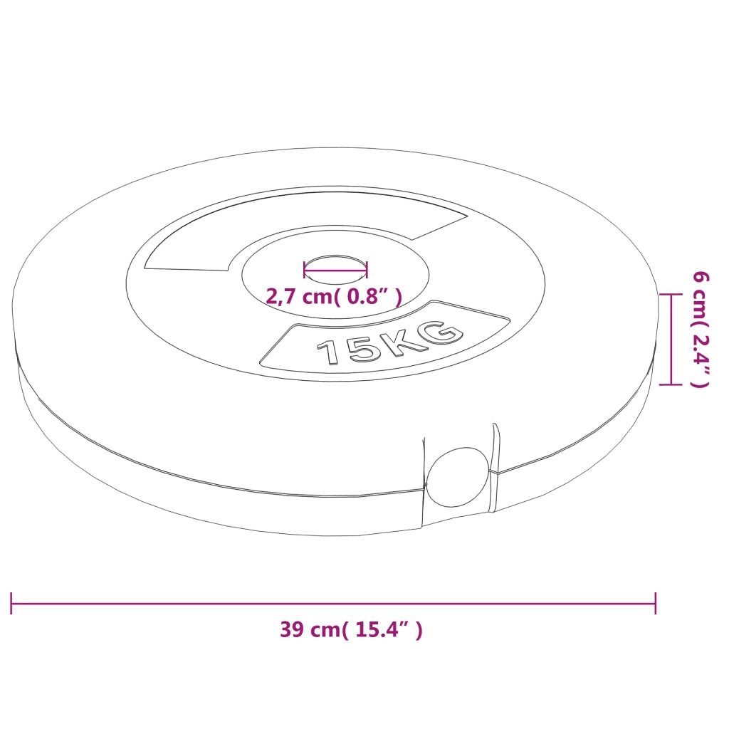 Dischi per Pesi 2 pz 30 kg in Cemento CFW6483159
