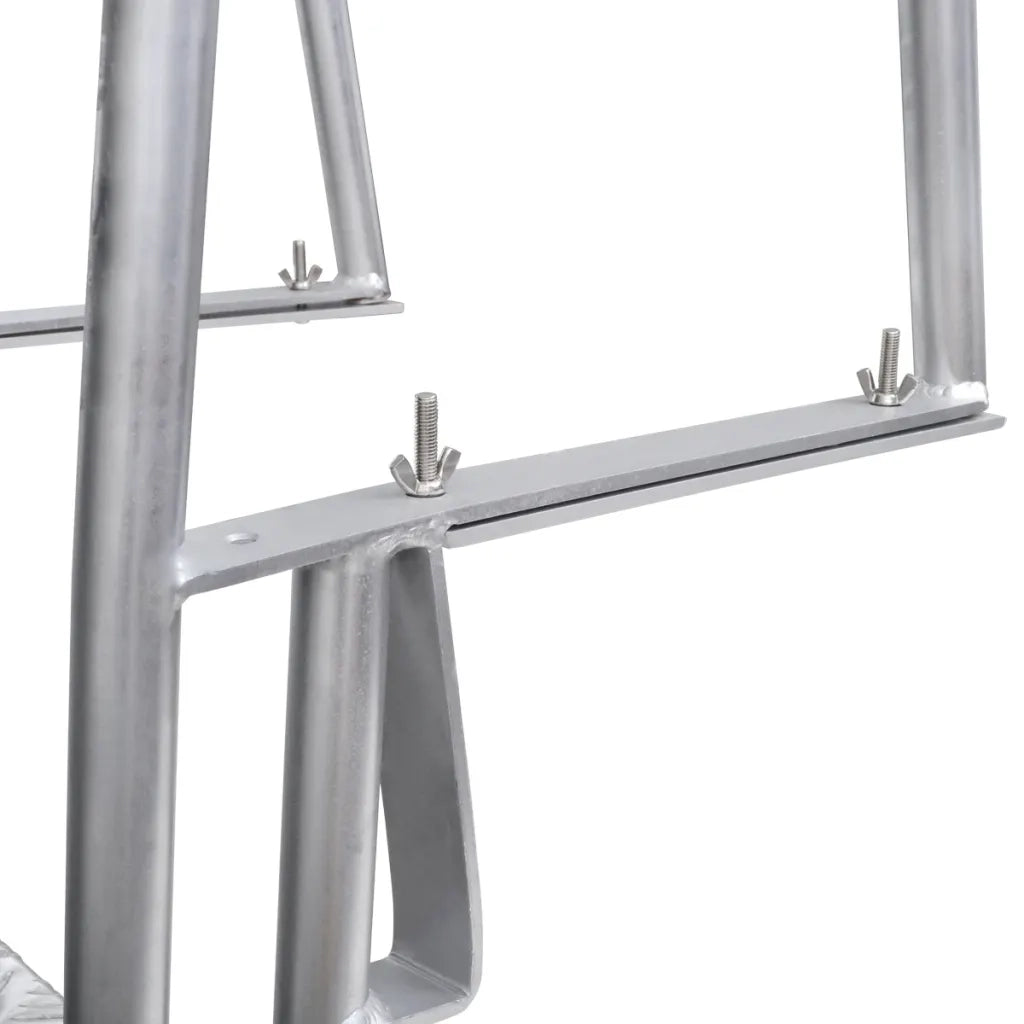 Scala a 4 Gradini per Piscina/Banchina in Alluminio 167 cm CFW8005947