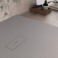 Piatto Doccia in Pietra 90x90 cm Bonussi Manila Grigio Chiaro