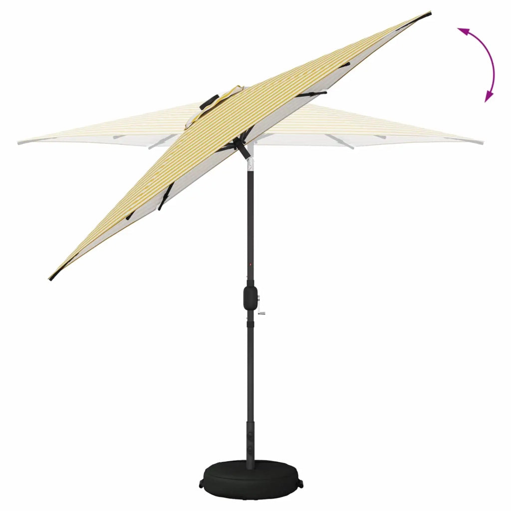 Parasol da Giardino con Luci LED 270 x 270 cm Poliestere 42036264
