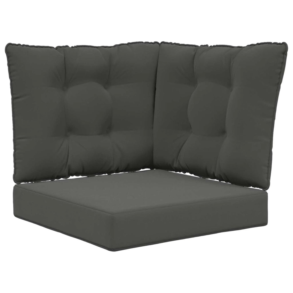 Cuscino per divano da esterno 3 pcs Antracite Poliestere