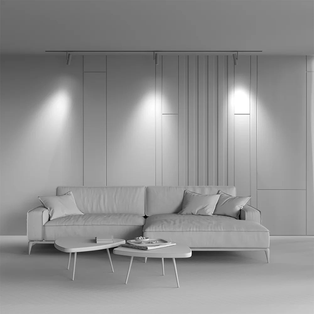 Maytoni Lampada da binario moderna Exility 1 luce LED integrato nero alluminio