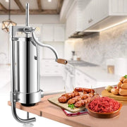 Macchina per lavorazione carne verticale per uso domestico - 3L acciaio inossidabile con 4 tubi