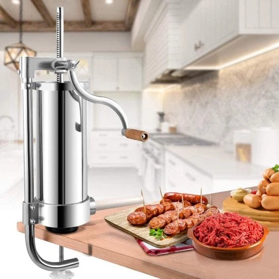 Macchina per lavorazione carne verticale per uso domestico - 3L acciaio inossidabile con 4 tubi