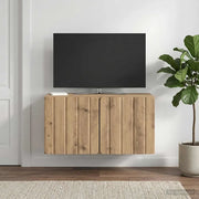 Mobile Porta TV da Muro Rovere Artigianale 59,5 x 31 x 30 cm 898374