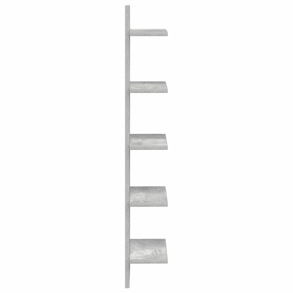 Scaffale da parete 2 pz Grigio Cemento 22 x 15 x 100 cm 8012427