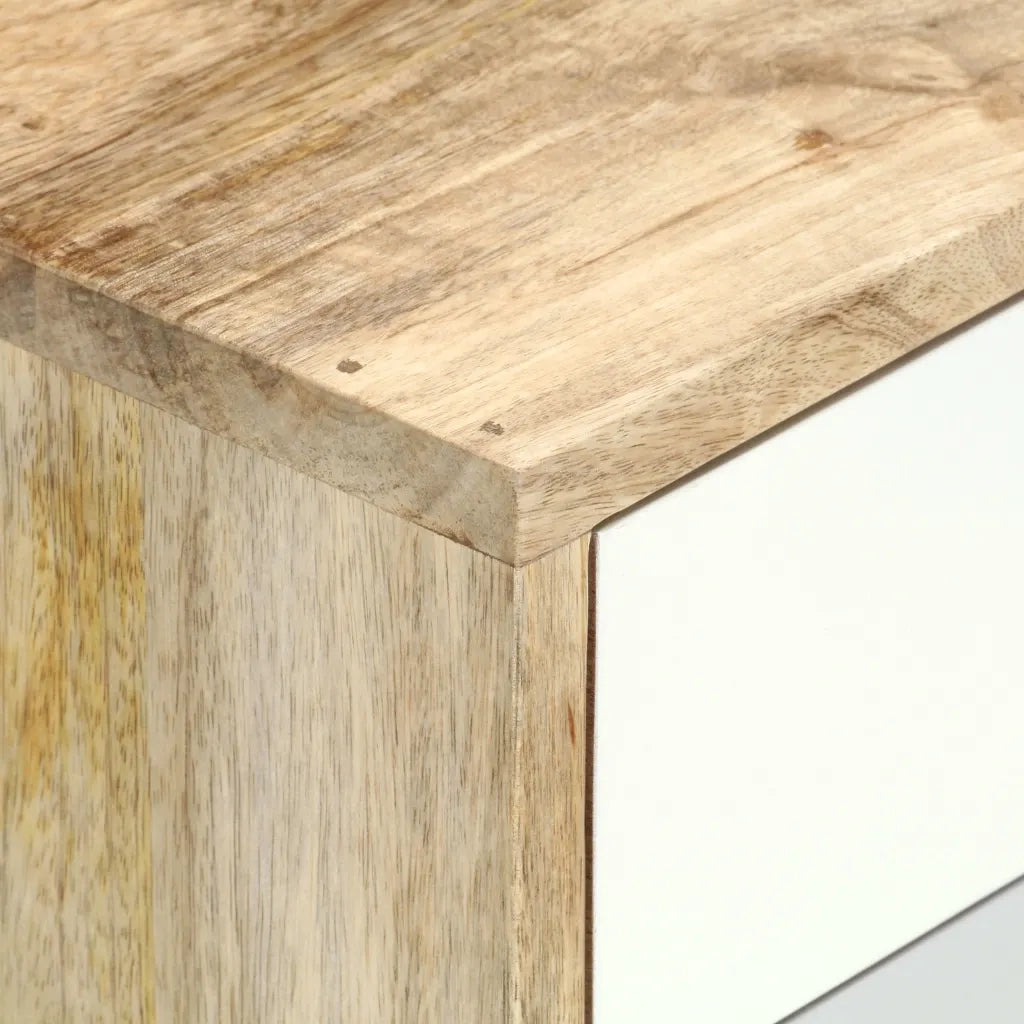 Comodino 47x35x59 cm in Legno Massello di Mango cod mxl 44087
