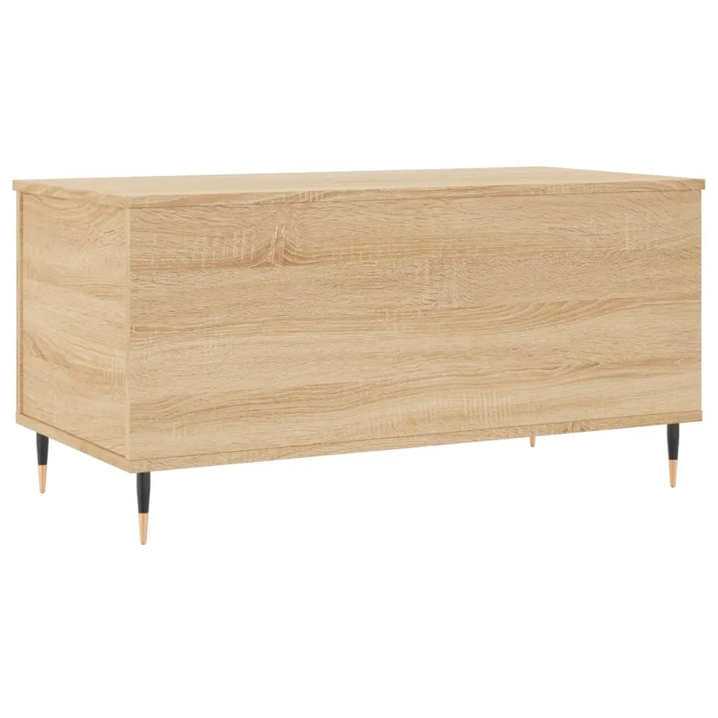 Tavolino Salotto Rovere Sonoma 90x44,5x45 cm Legno Multistrato 830967