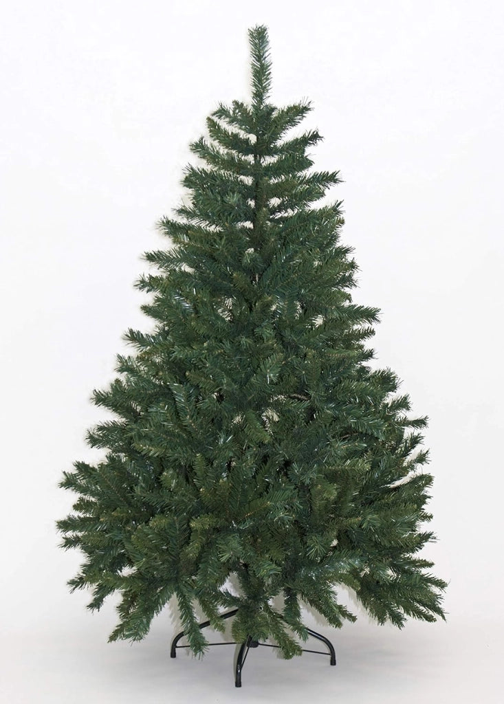 Albero di natale verde modello alpino h.210 apertura ad ombrello 1773 rami