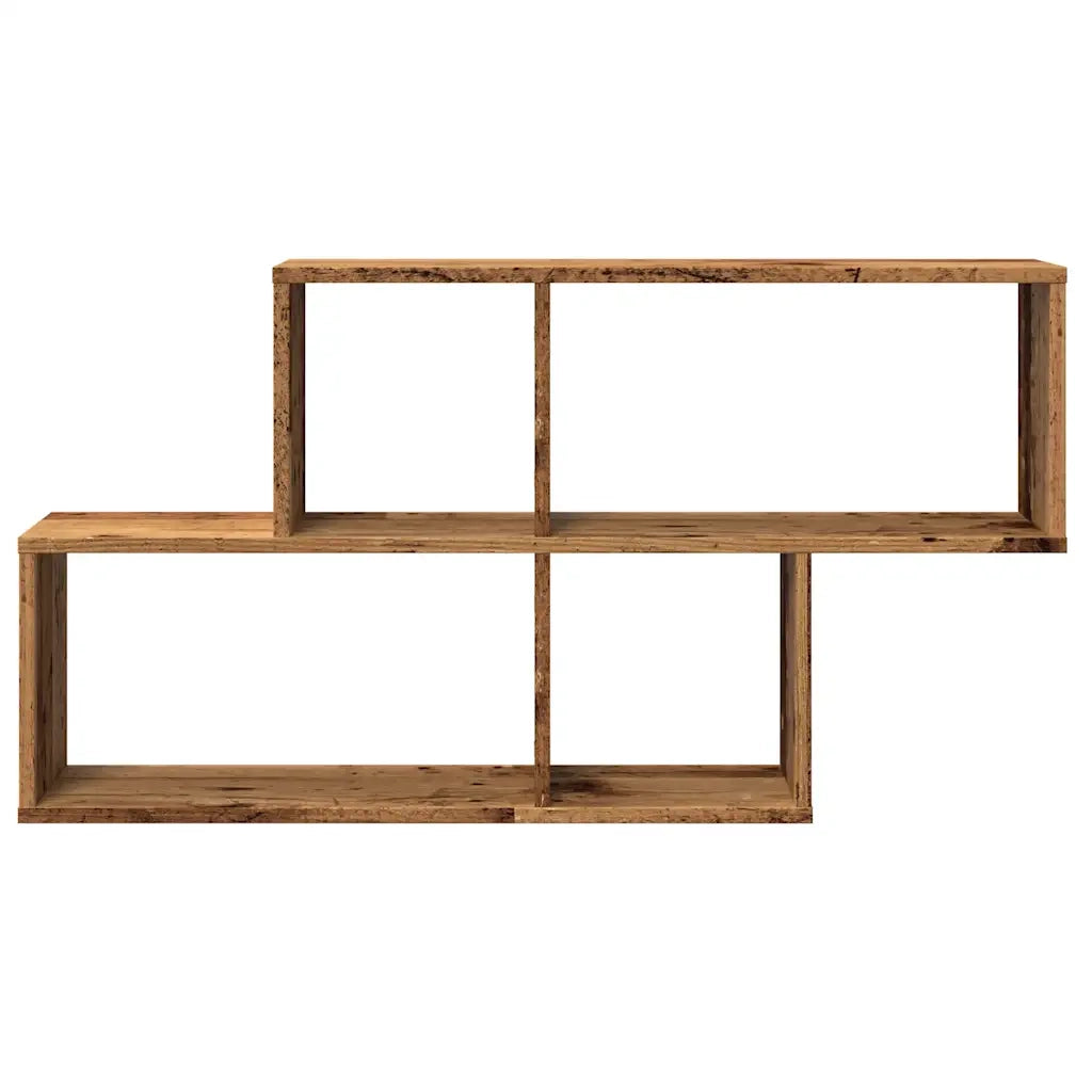Scaffale a Parete Legno Vecchio 100x18x53 cm in Truciolato 856592