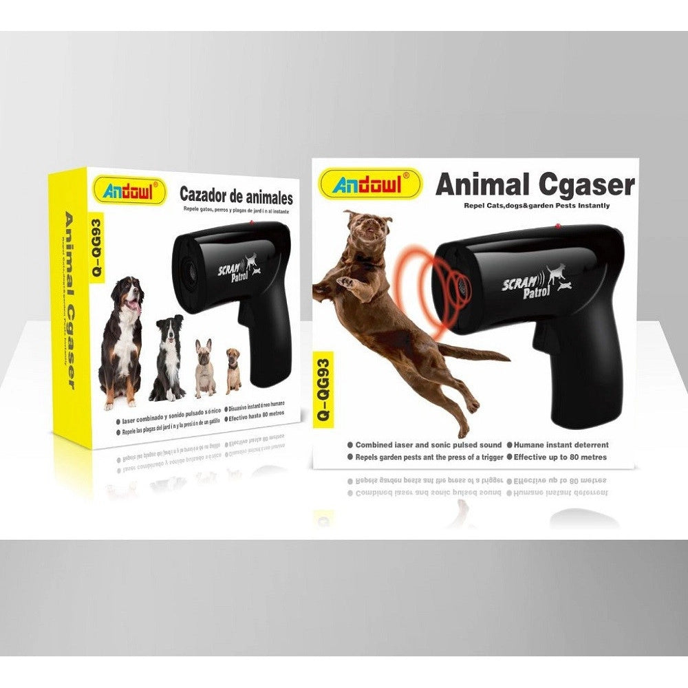 Trade Shop - Dispositivo Addestramento Repellente Ad Ultrasuoni Per Cani Gatti Insetti Q-qg93 -