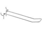 10pz ganci a sostegno doppio larghi per pannelli forati - ø mm.3,8x5x200 l. cod:ferx.fer414425