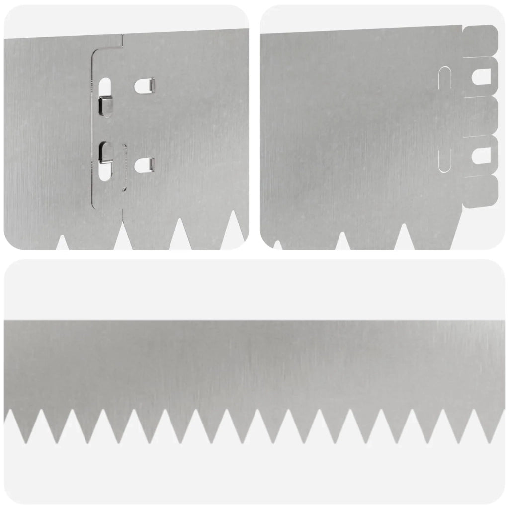 Bordura per Prato 30 pcs 103 x 10 cm Acciaio Argento 8008438