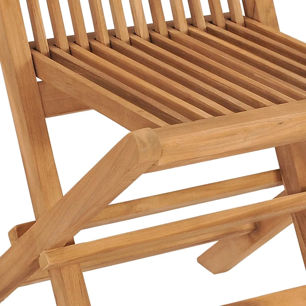 Set da Pranzo per Giardino 7 pcs Marrone Legno di teak solido 3155338